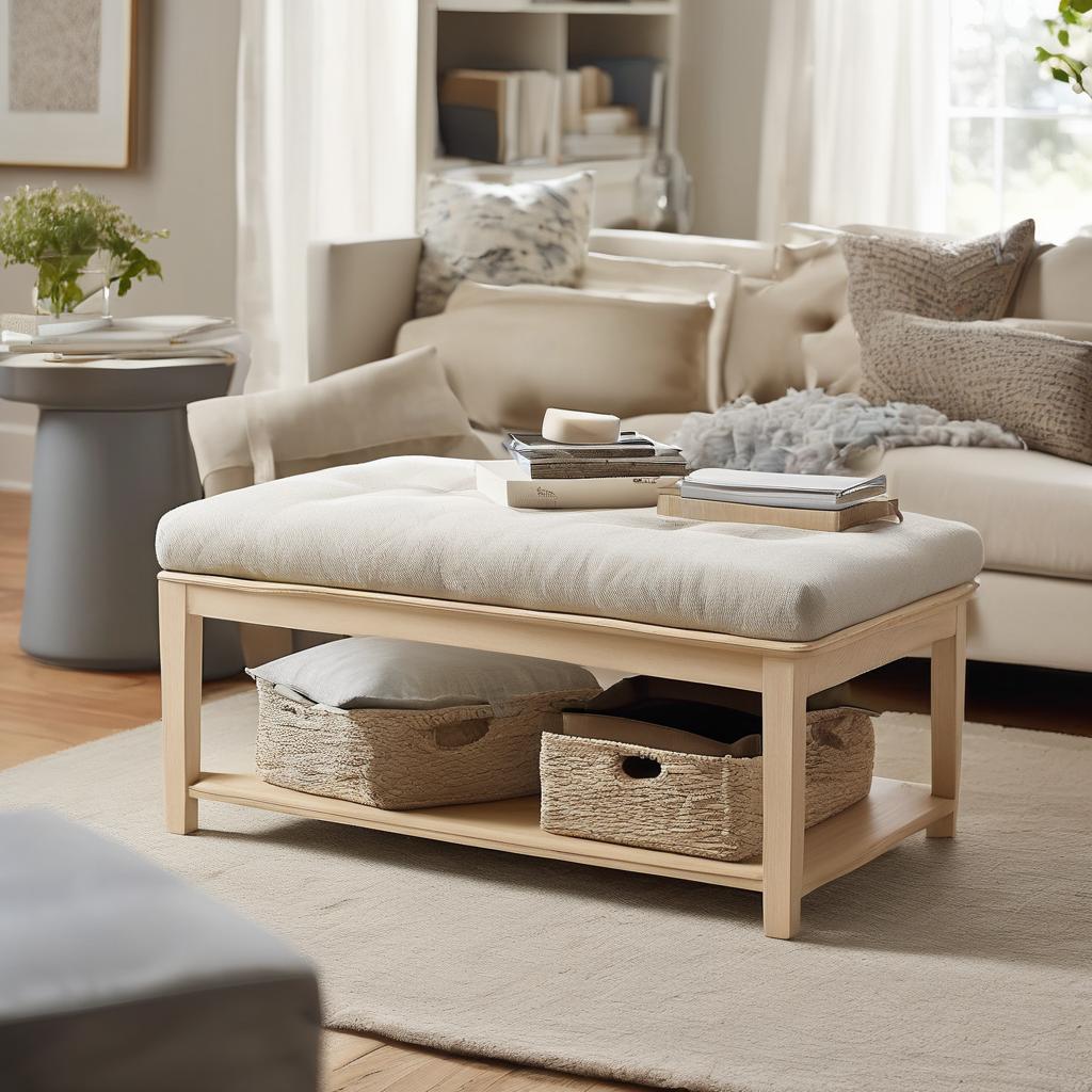 Choose multifunctional furniture that fits small spaces