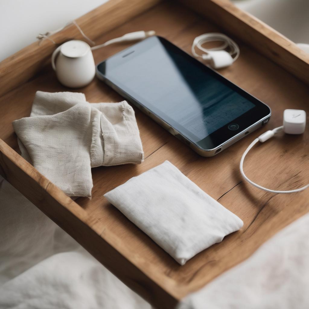 Make small rituals around devices to keep them intentional and tidy