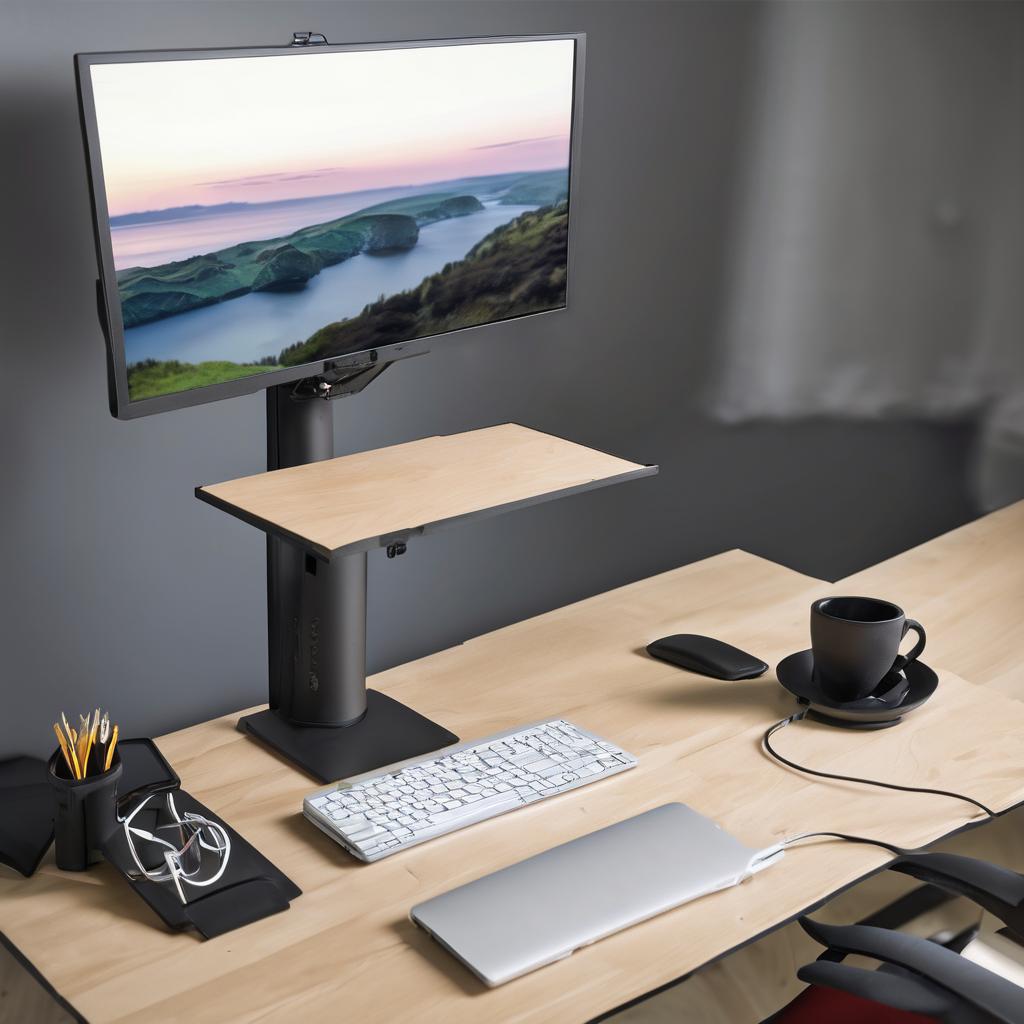 Portable monitor for a dual screen setup