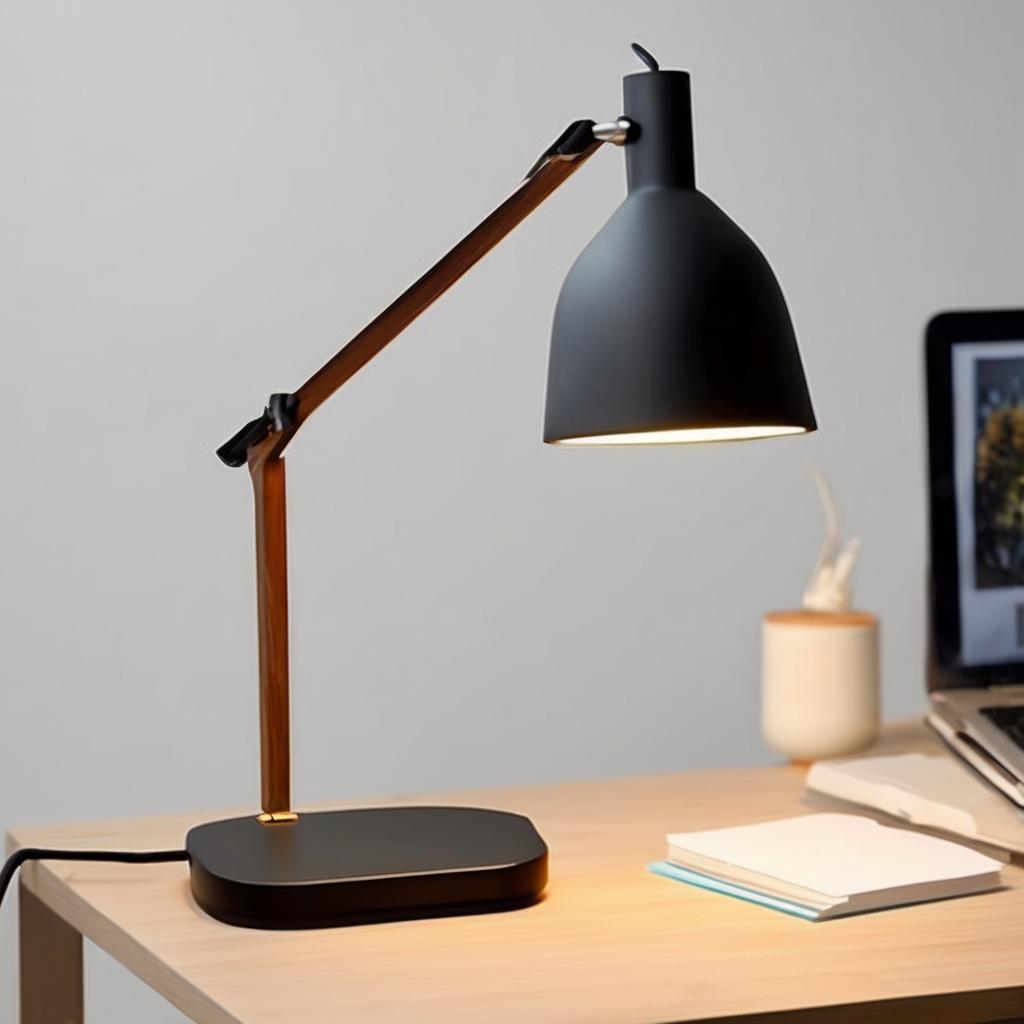 Soft task lamp for gentle focused light